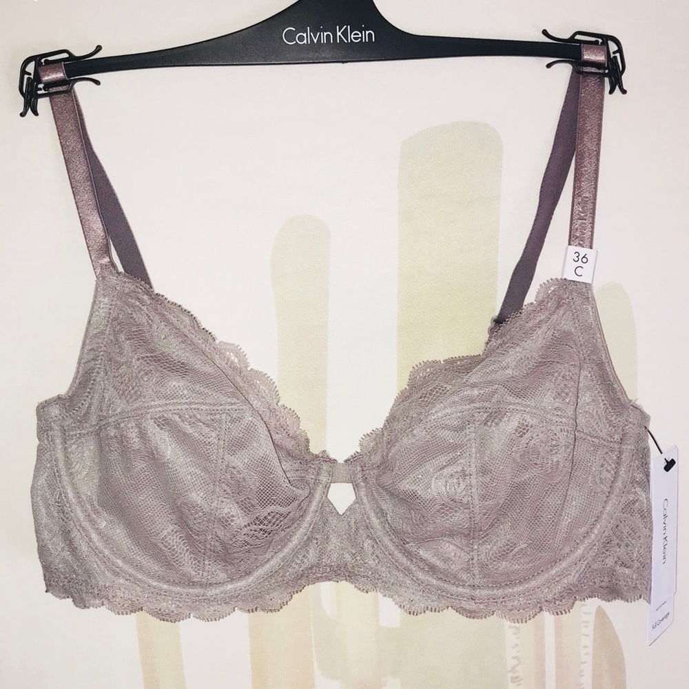 FINAL SALE NWT Calvin Klein Violet Lace Bra